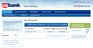 U.S. Bank Online Banking